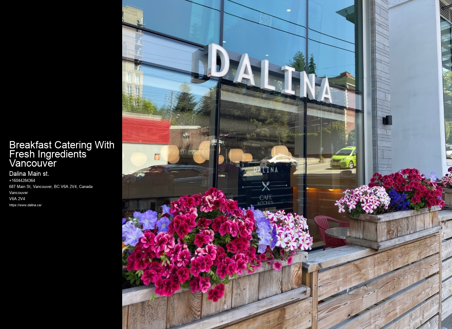 Best Buffet Catering Breakfast Catering With Fresh Ingredients Vancouver