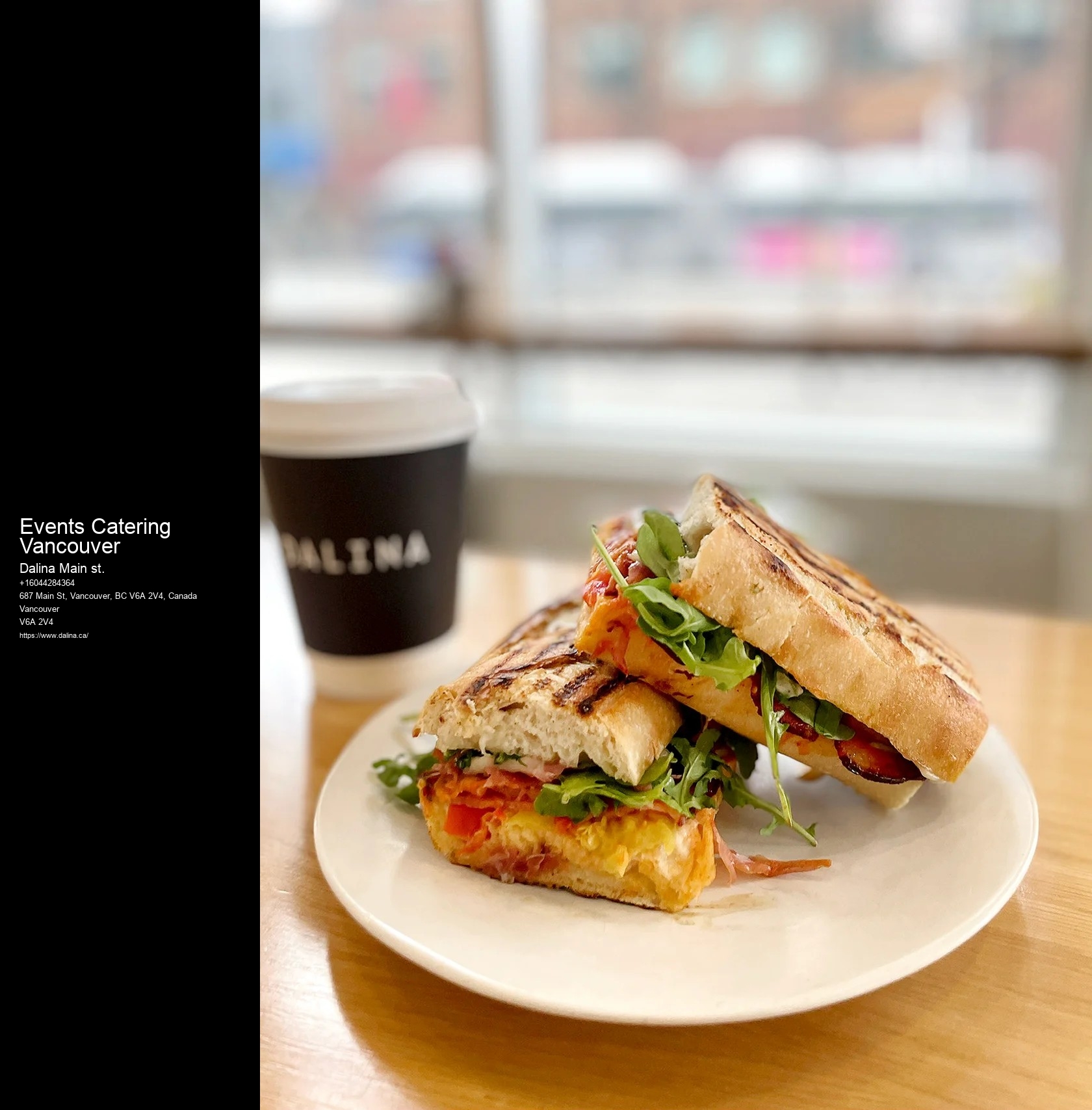 Events Catering Vancouver Corporate Catering Menus