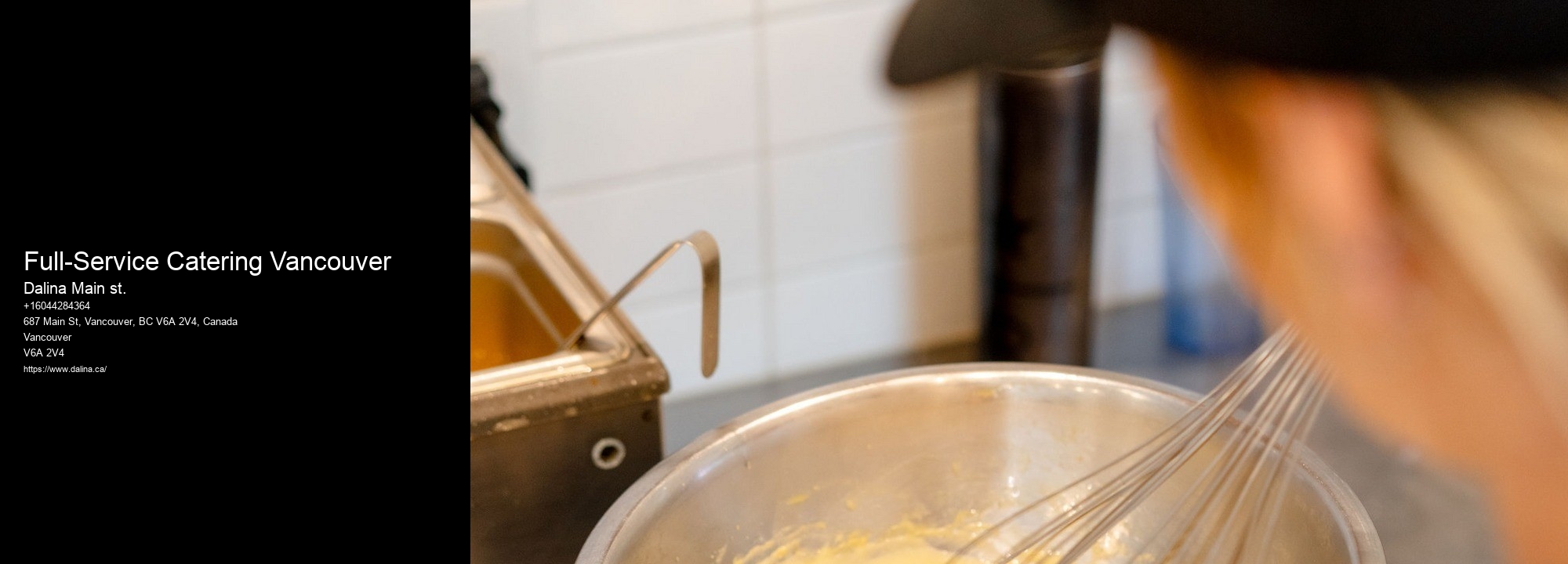 Premium Catering Companies Full-Service Catering Vancouver