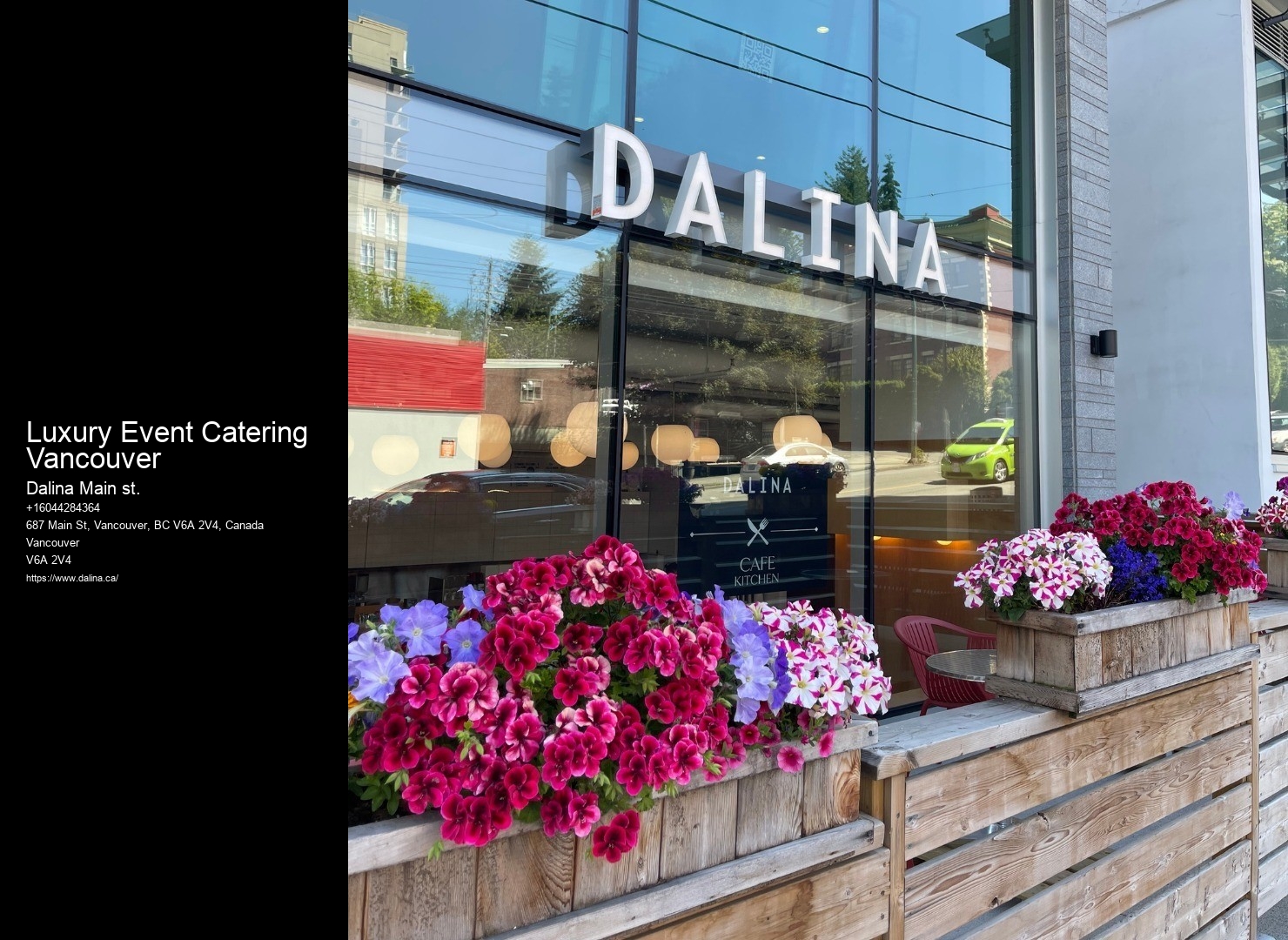 Full-Service Corporate Catering Luxury Event Catering Vancouver