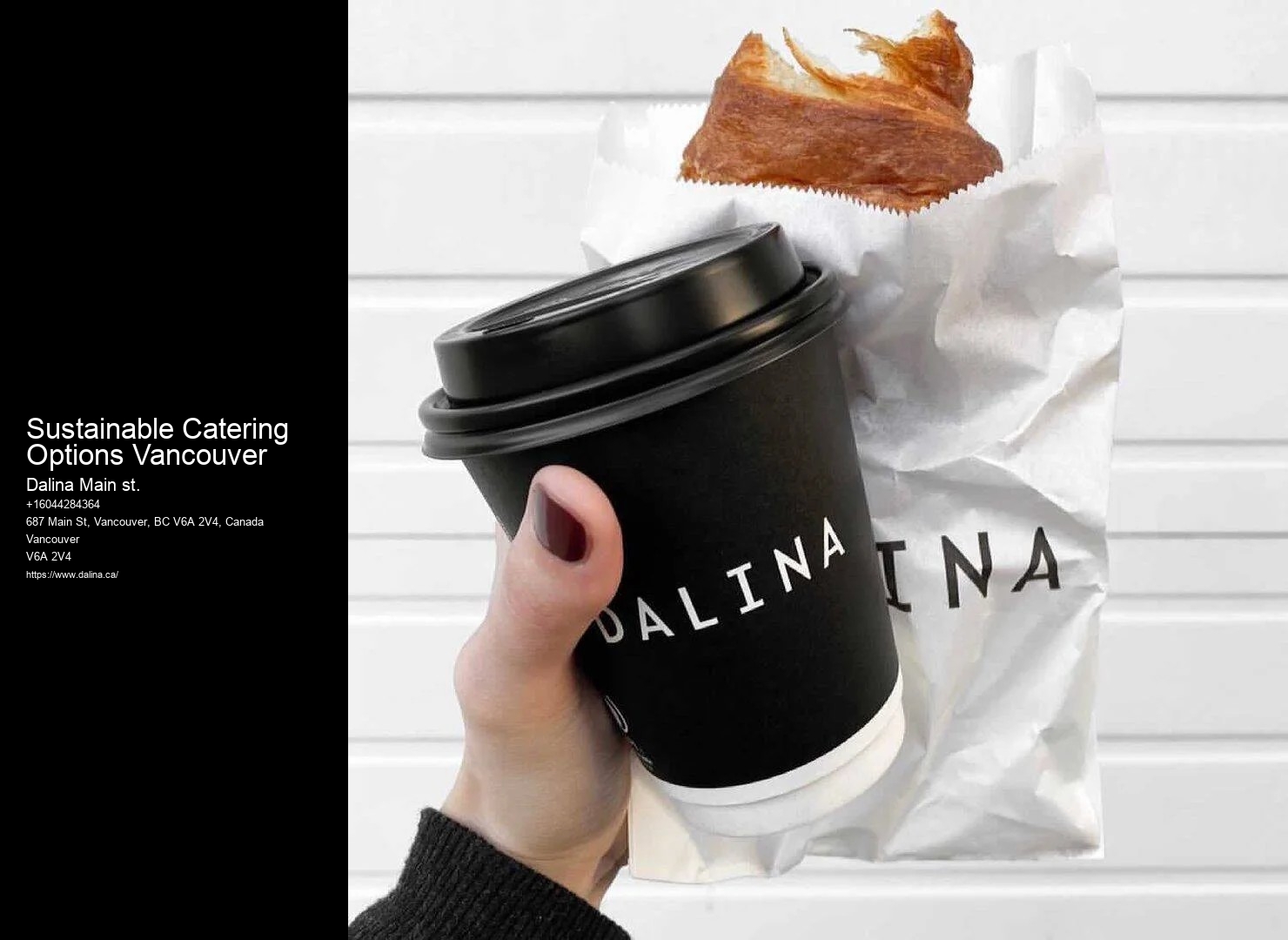 Personalized Catering Services Sustainable Catering Options Vancouver