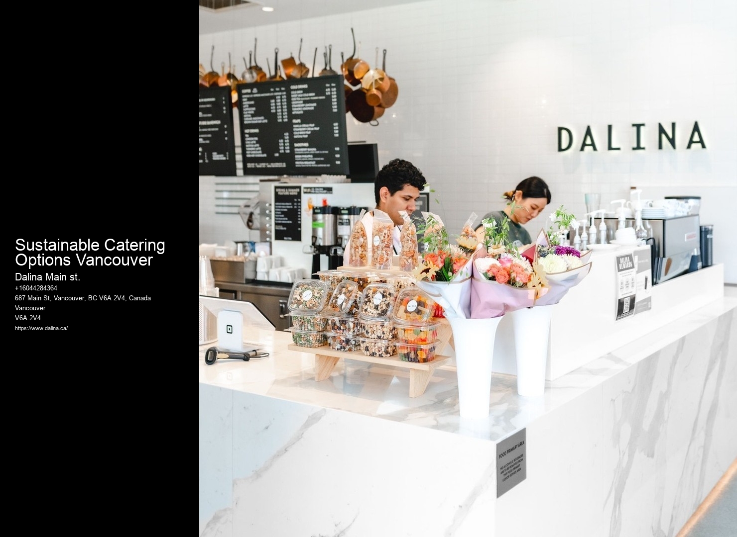 Office Catering Menu Sustainable Catering Options Vancouver