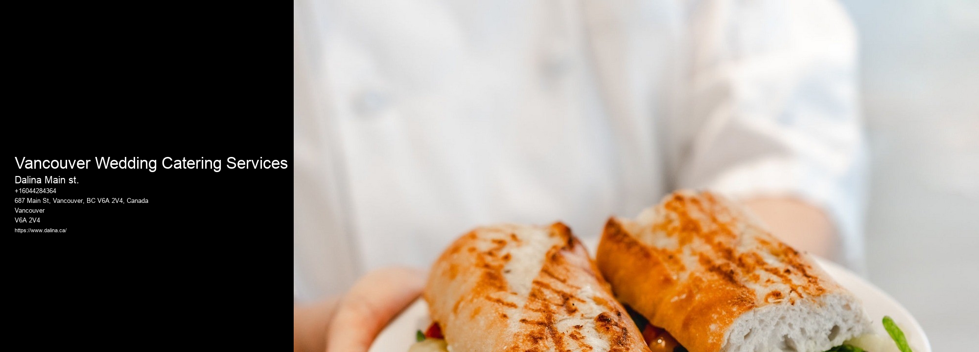 Coffee And Tea Catering Vancouver Wedding Catering Services