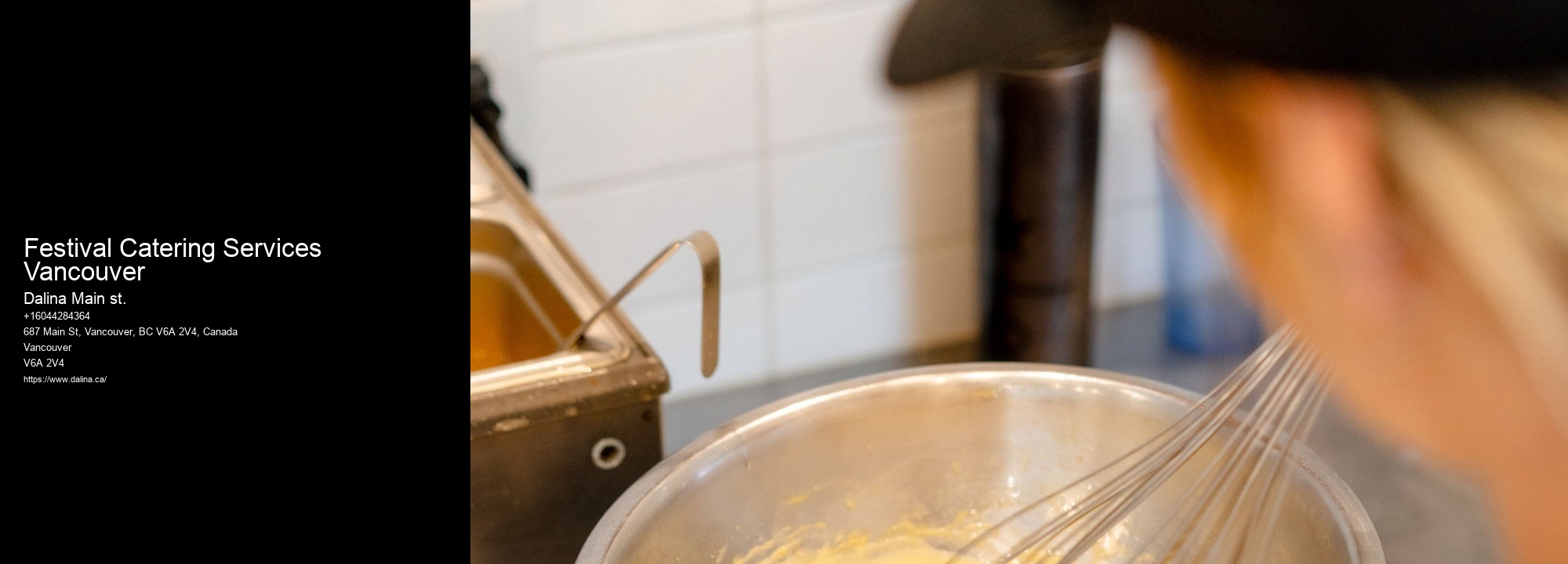 Festival Catering Services Vancouver Event Planners And Caterers