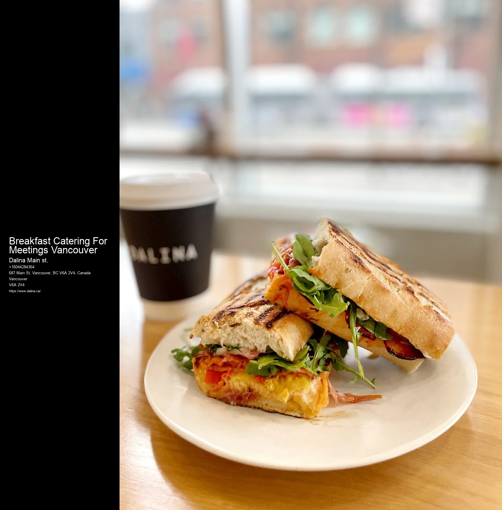 Custom menu catering Breakfast Catering For Meetings Vancouver