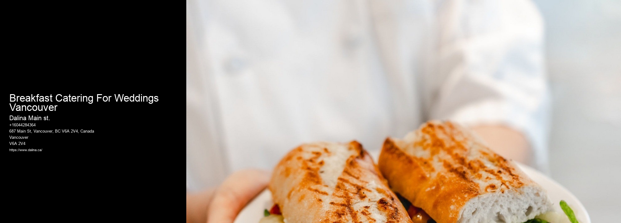 Wedding food catering Breakfast Catering For Weddings Vancouver