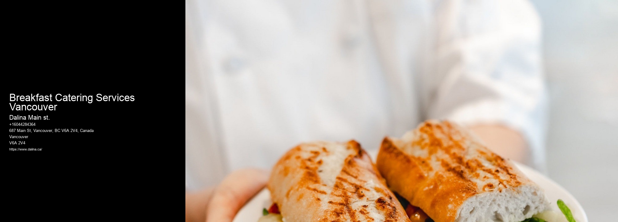 Breakfast Catering Services Vancouver Catering Menu