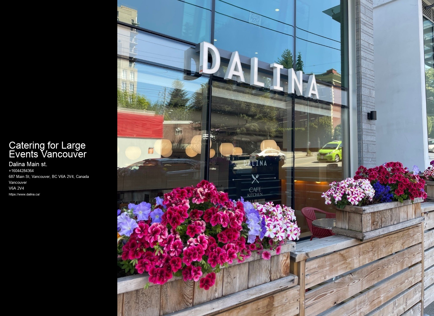 On-Demand Catering Catering for Large Events Vancouver