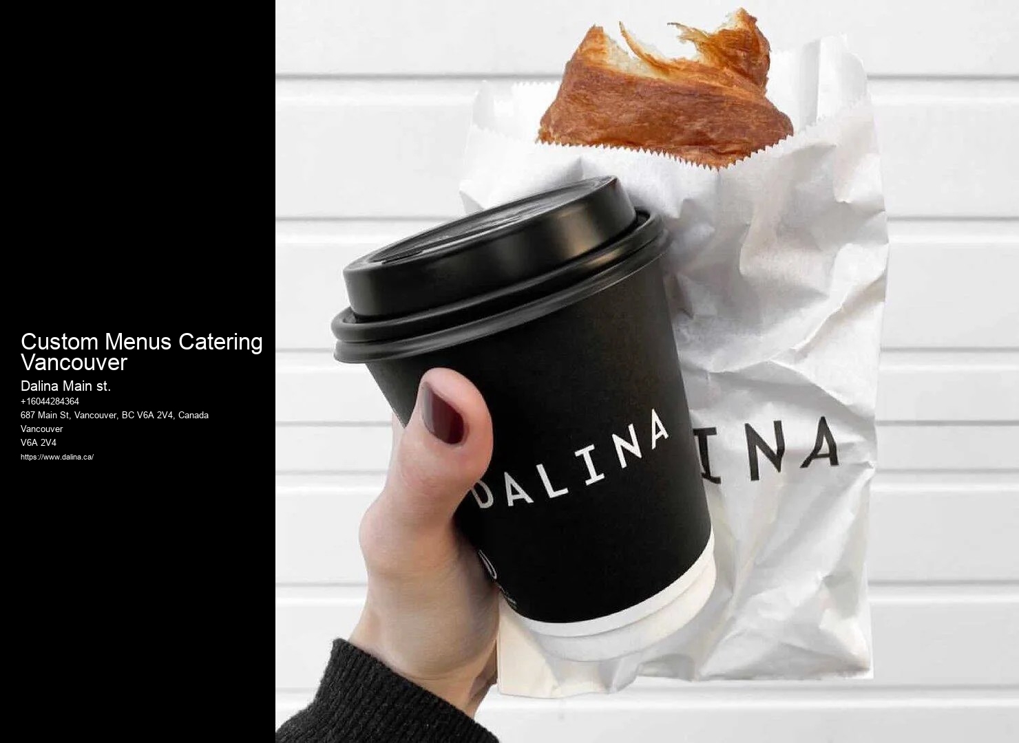 Custom Menus Catering Vancouver Office Party Catering