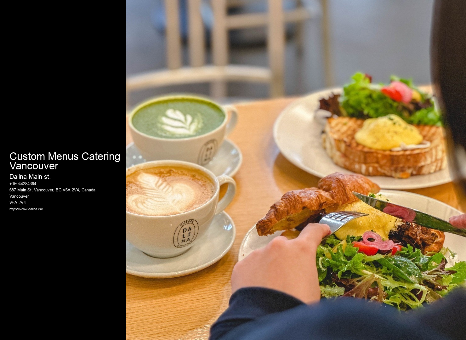 Catering For Receptions Custom Menus Catering Vancouver
