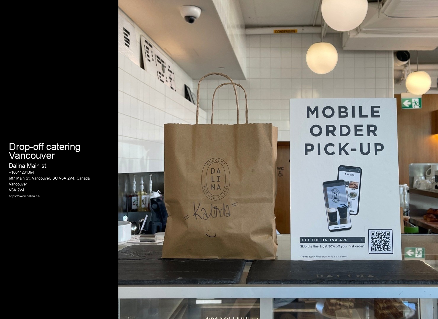 Breakfast Catering With Fresh Ingredients Drop-off catering Vancouver