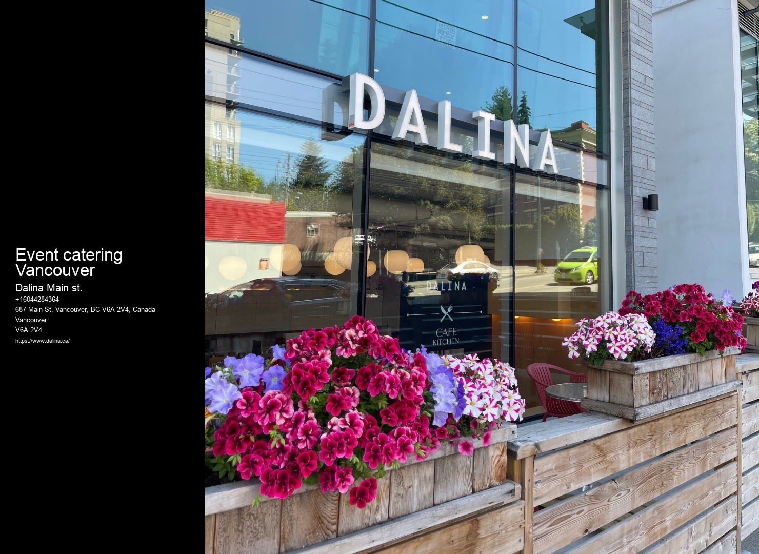 Catering Services Event catering Vancouver, BC