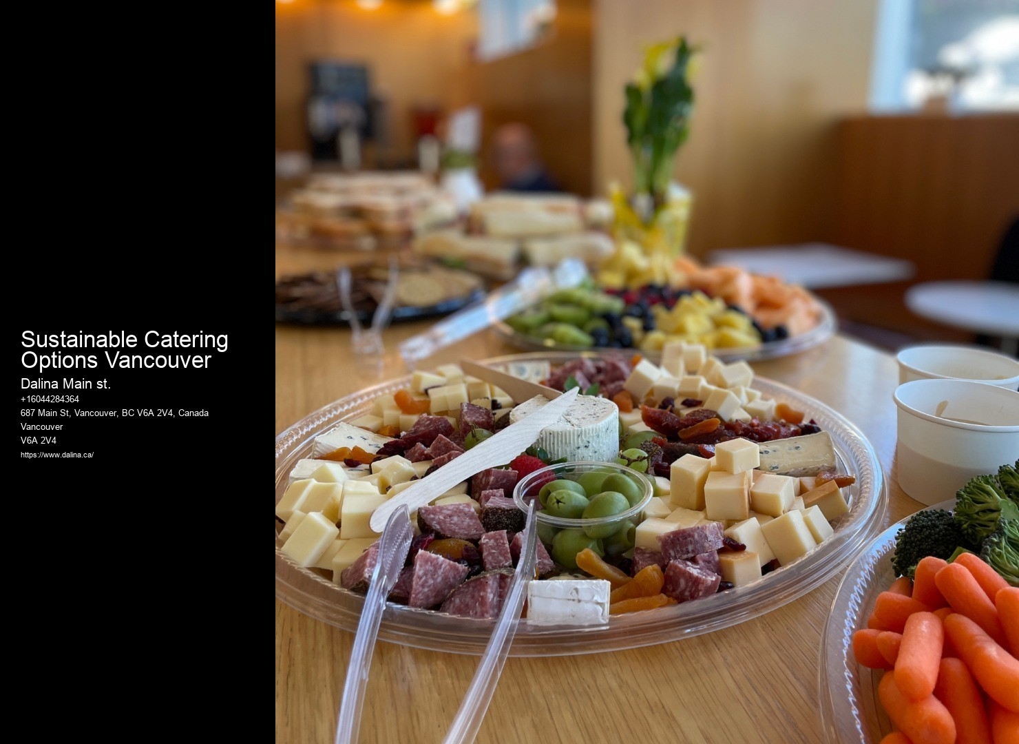 Mobile Catering Sustainable Catering Options Vancouver