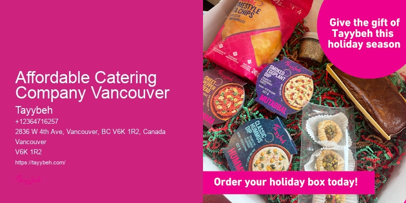 Affordable Catering Company Vancouver