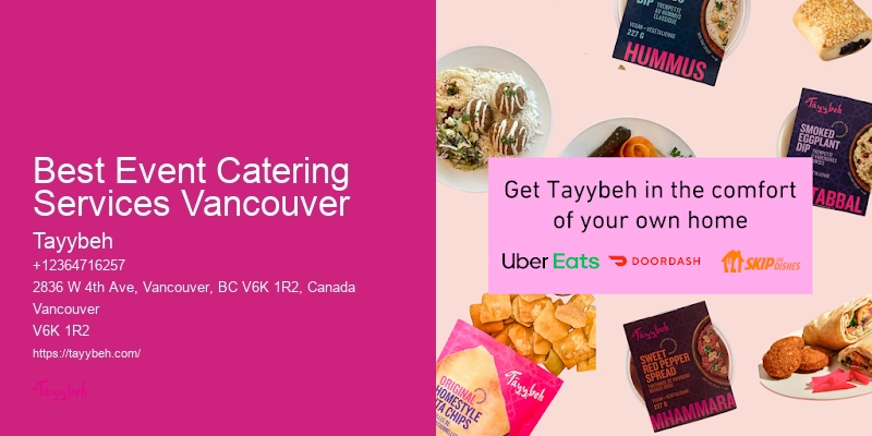 Best Event Catering Services Vancouver