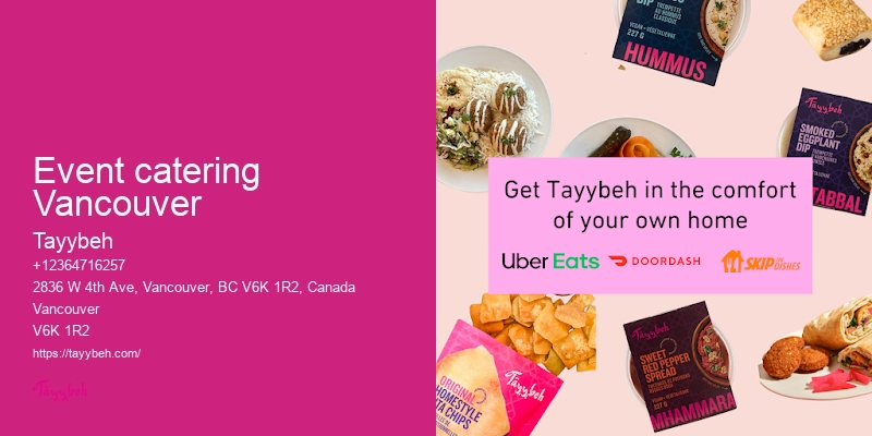Event catering Vancouver