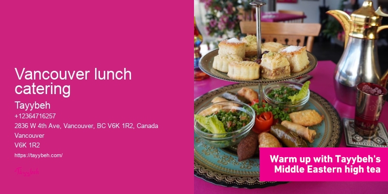 Vancouver lunch catering