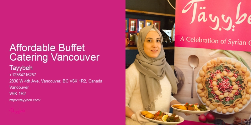 Affordable Buffet Catering Vancouver’S Professional Wedding Caterers