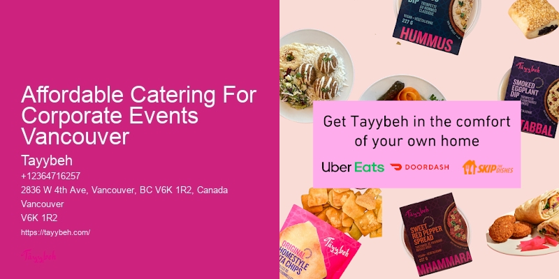 Best Corporate Caterers Affordable Catering For Corporate Events Vancouver