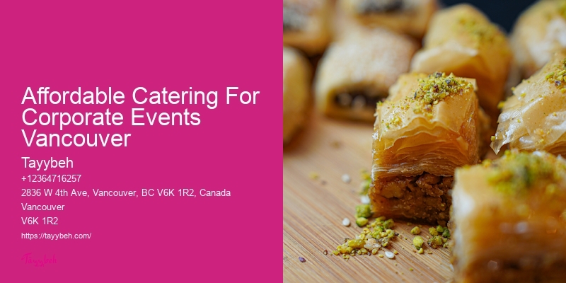 Affordable Catering For Offices Affordable Catering For Corporate Events Vancouver