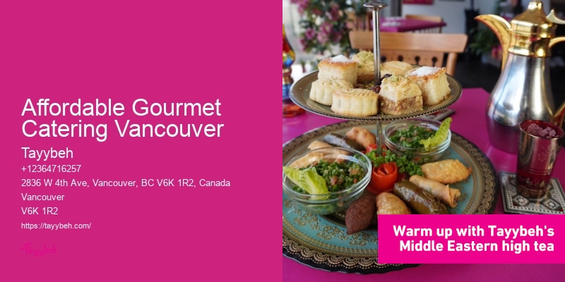 Affordable Gourmet Catering Vancouver Elegant Wedding Catering