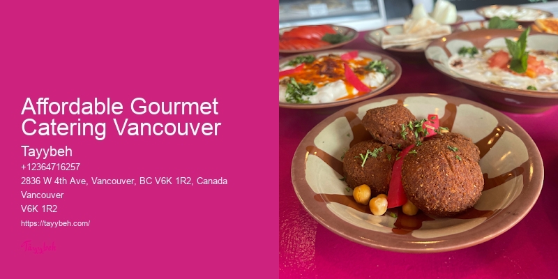 Personalized Catering Services Affordable Gourmet Catering Vancouver
