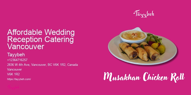 Affordable Wedding Reception Catering Vancouver Banquet Services For Small Events