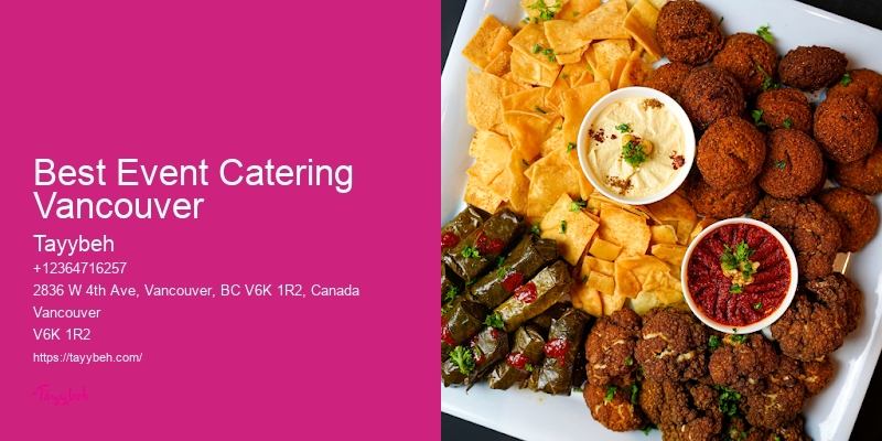 Local Caterers For Events Best Event Catering Vancouver