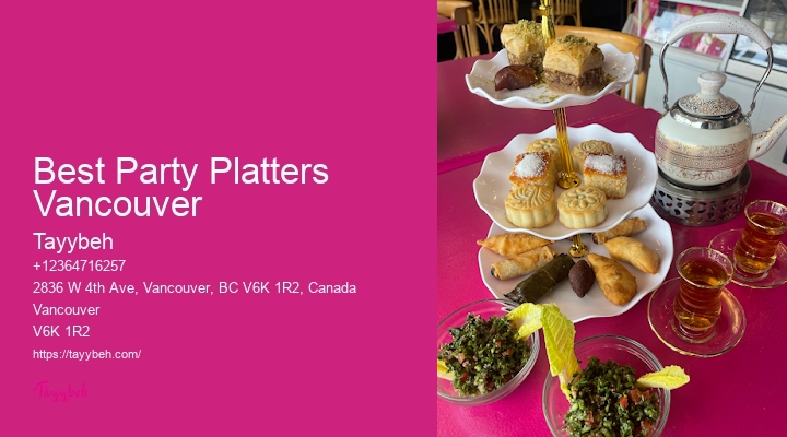 Best Buffet Services In Best Party Platters Vancouver