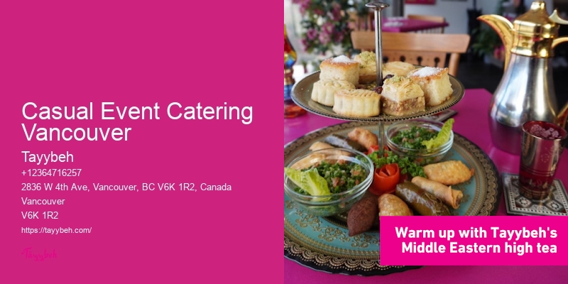 Casual Event Catering Vancouver