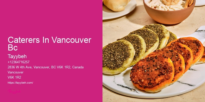 Corporate Breakfast Catering Caterers In Vancouver Bc