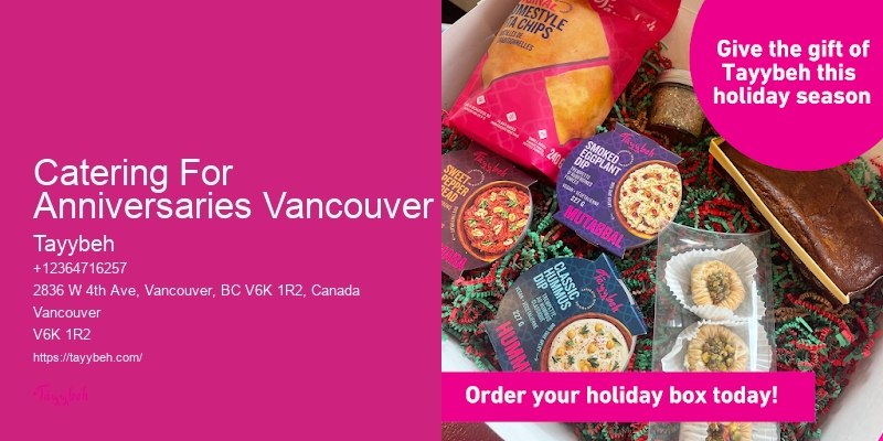 Best Banquet Services In Catering For Anniversaries Vancouver