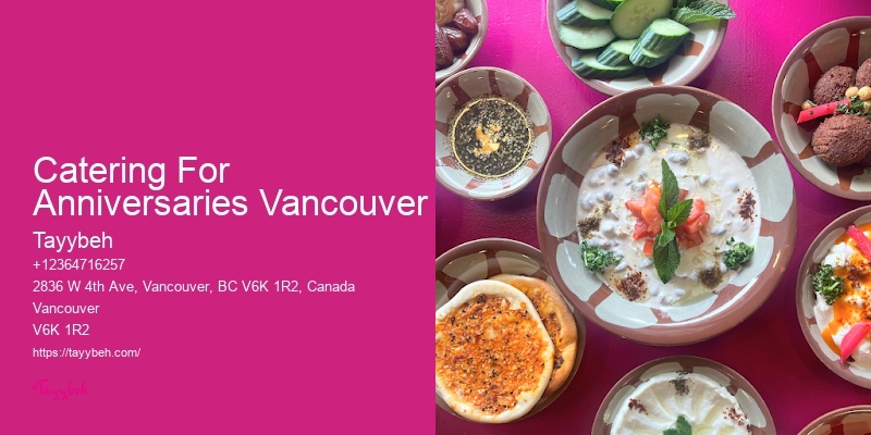 Affordable Meal Services For Weddings Catering For Anniversaries Vancouver