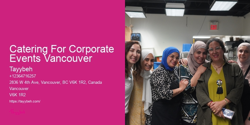Catering For Corporate Events Vancouver