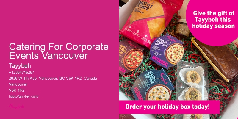 Affordable Gourmet Catering Companies Catering For Corporate Events Vancouver