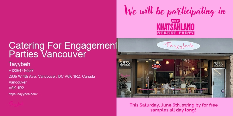 Affordable Buffet Catering Near Me Catering For Engagement Parties Vancouver