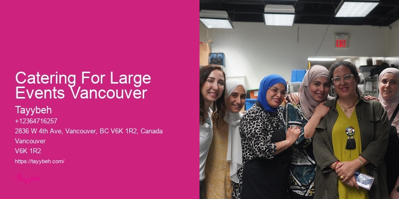 Catering For Large Events Vancouver