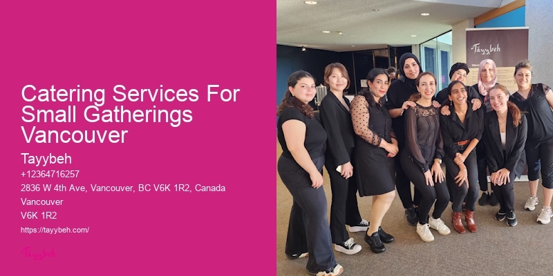 Catering Services For Small Gatherings Vancouver’S Premier Wedding Food Caterers