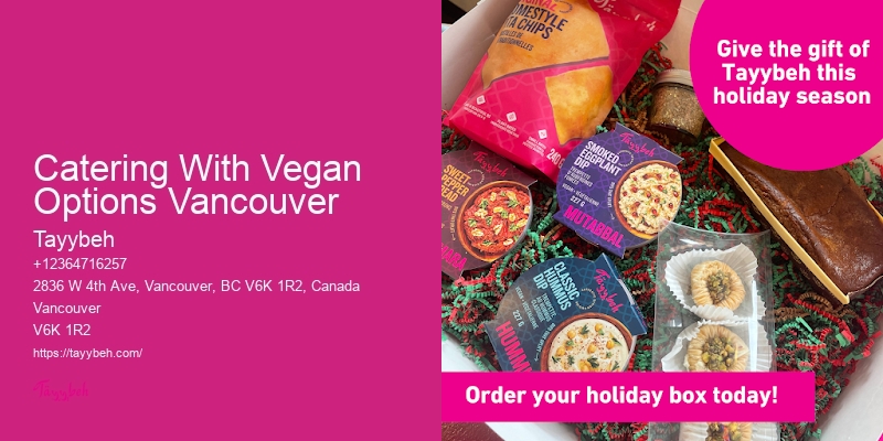 Premier Catering Companies Catering With Vegan Options Vancouver