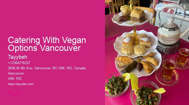 Catering With Vegan Options Vancouver Corporate Banquet Catering