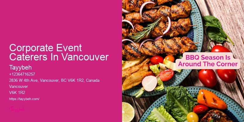 Professional Catering Reviews Corporate Event Caterers In Vancouver