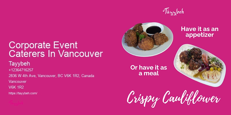 Customized Event Food Catering Corporate Event Caterers In Vancouver