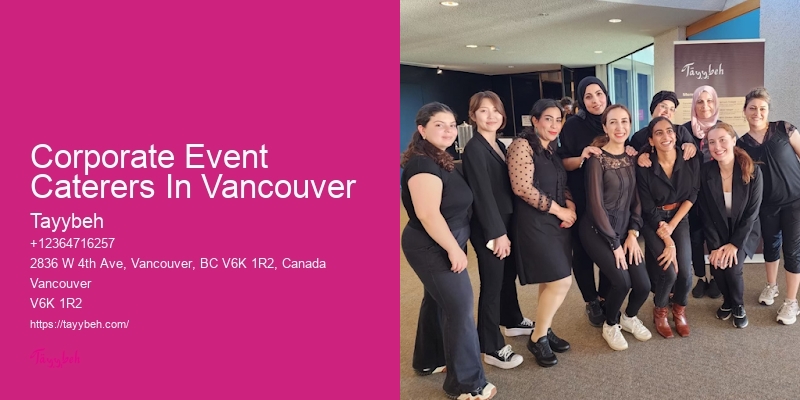 Corporate Event Caterers In Vancouver Private Event Chefs