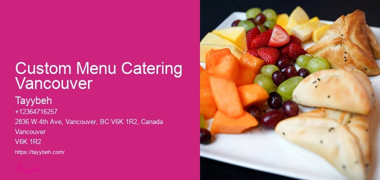 Best Luxury Event Catering Packages Custom Menu Catering Vancouver