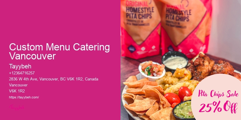 Custom Menu Catering Vancouver’S Best Caterers