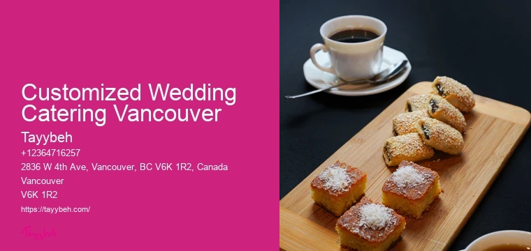 Customized Wedding Catering Vancouver High-End Banquet Caterers