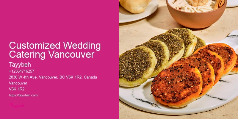 Customized Wedding Catering Vancouver’S Professional Caterers For Events