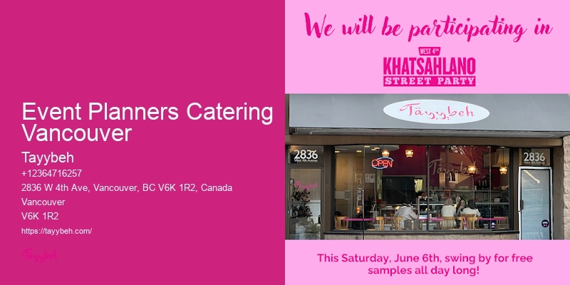 Affordable Buffet Catering For Parties Event Planners Catering Vancouver