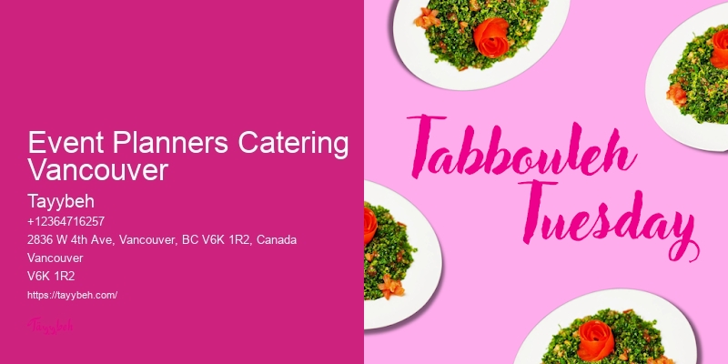 Local Banquet Catering Reviews Event Planners Catering Vancouver