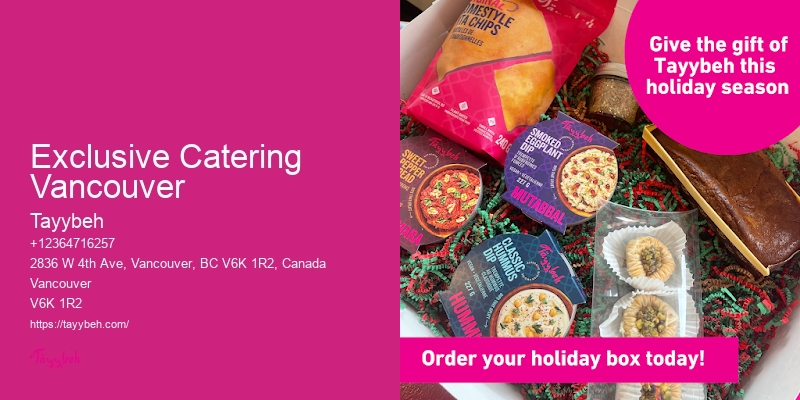 Exclusive Catering Vancouver’S Professional Wedding Caterers
